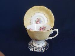 100 years of Royal Albert 10 Piece Teacup and Saucer Set 1950-1990 Boxed 1st