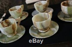 10 Pc Teacup & Saucer Set Five (5x) 3 Teacup 5 Matching Plate Combos