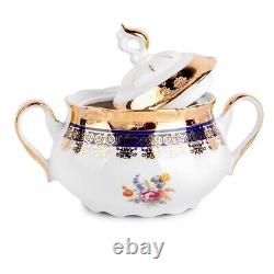 14 pc Versailles THUN Porcelain Czech Tea Service Set European Tea Set 14/6