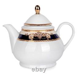14pc Marie Antoinette Luxury Porcelain Czech Tea Service Set European Tea Set