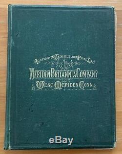 1867 Meriden Britannia Silver Plate Catalog Tea Sets Bowls Bells Wine Cooler Cup