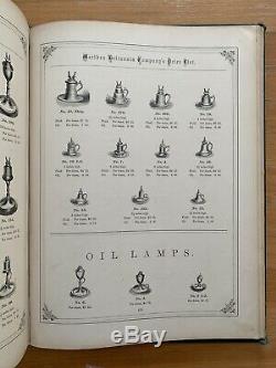1867 Meriden Britannia Silver Plate Catalog Tea Sets Bowls Bells Wine Cooler Cup