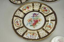 1913 Paragon Repro H. M Queen Mary Hand-Painted 5-Piece Place Setting Tea Cup #1