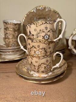 19th Century Antique English China Tea Set