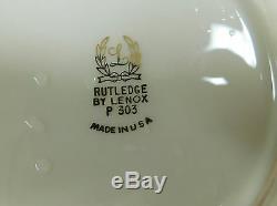 23 Piece Vintage Signed Lenox Rutledge Floral Tea Cup & Saucer Sets MINT