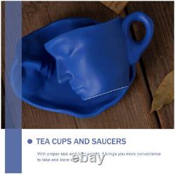 3x Cafe Tableware Tea Cup And Saucer Set Espresso Cups Set Cappuccino Cups Set