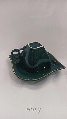 6 Luxurious New Model Glass & Tea Set Green Porcelain Gift And Entertainment