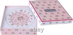 Afternoon Tea Cake Set with- 3 Tier Cake Stands 2 Cups 2 Saucers 4 Plates (Pink)