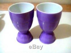 Antique Art Deco VICTORIA Czechoslovakia Porcelain Tea Chocolate set Egg Cups