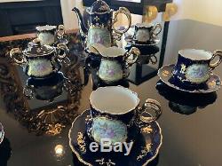Antique Limoges Reproduction 17pc Tea Cup Coffee set