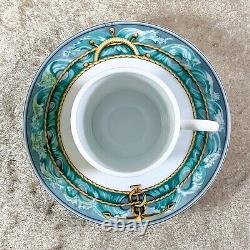 Authentic HERMES Demitasse Cup & Saucer PATCH WORK Porcelain Tableware