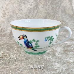 Authentic HERMES Porcelain Toucans Porcelain Tea Cup & Saucer 3