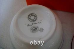 Authentic Hermes Rythem 2 Set Asian Tea Cup and Saucer
