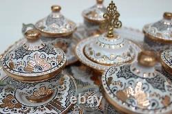 Authentic Turkish Totally Handmade Copper Coffee Serving Set UNIQUE Coffee Cup