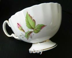 Aynsley Pink Teacup and Saucer Large Cabbage Roses Vintage Tea Cup Set Gold