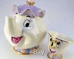 Beauty And The Beast Teapot Cartoon Mug Mrs Potts Chip Tea Pot And Cup Set Gift