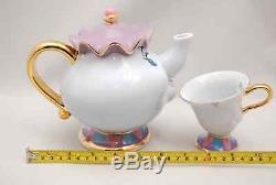 Beauty and the Beast Mrs. Potts Tea Pot & Chip Tea Cup 2 Items Set Tokyo Disney