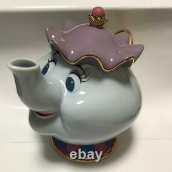 Beauty and the Beast Tokyo Disney Resort Land Mrs. Potts Tea Pot & Chip Cup Set