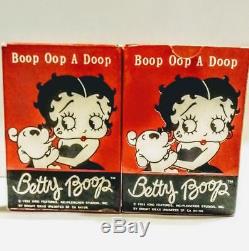 Betty Boop Mini Tea Set Cups Saucers Pot Tray Pouch Cards Rare Porcelain F/s