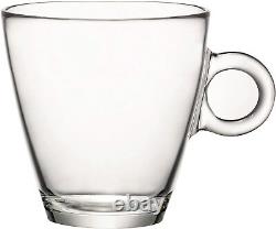 Bormioli Rocco Large Glass Tea Cups (32cl)