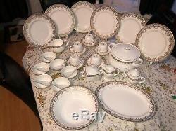 Brand New Ceramic Dinner Set With Bowls Spoons Tea Cup Plates