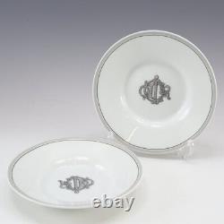 Broche Dior Tea Cup and Saucer Set of 2 Height 5.5cm White Porcelain Dinnerware