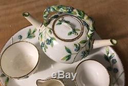 Butterfly Handle Antique Minton Paragon Aynsley China Tray Set Teacup