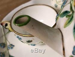 Butterfly Handle Antique Minton Paragon Aynsley China Tray Set Teacup