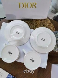 CHRISTIAN DIOR LA PAPESSE dishes porcelain coffee-set, tea-set for 2 person