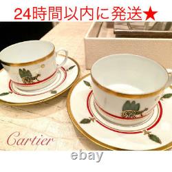 Cartier LA MAISON DE LOUIS CARTIER Cup 2 sets Coffee, Tea Near Mint F/S