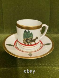 Cartier Vintage Authentic espresso Cup Saucer Plate set Coffee Tea dishes