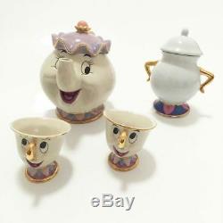 Cartoon Beauty And The Beast Teapot Mug Mrs Potts Chip Ceramic Tea Pot Cup Set