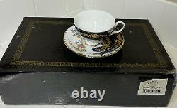 Casati ARAMCO IMPORTSFine Porcelain 10 pc Tea Cup and Saucer Set /Box #1233-TS12