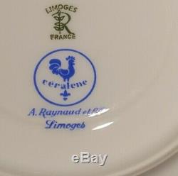 Ceralene A. Raynaud Limoges France Marie Antoinette Teacup & Saucer Set Of 16