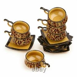 Ceramic Cups Set for Tea of 6 Latest Design Coffee Mugs & Tea Cups with saucer