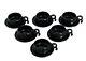Ceramic Glossy Black Tea Cup Saucer Set  115 ML, Set of 12 (6 Cups & 6 Saucer)