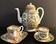 Chinese Rose Medallion Teapot and Eggshell Teacup Set 19th C