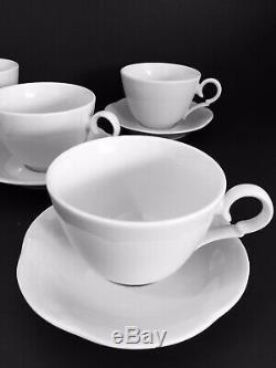 Christian DIOR Provence Blanc Set Of 5 Tea/Coffe Cup With Saucer
