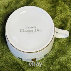Christian Dior Godron Tea Cup Saucer Pair Set