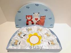 Classic Coffee and Tea Saucers /cups Kitten /Cat Theme