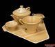 Complete VTG Royal Cauldon Tea Set for One Pot Cream Sugar Cup & Under Plate L1Z