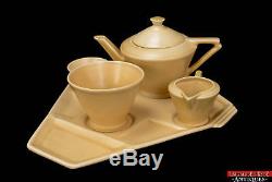 Complete VTG Royal Cauldon Tea Set for One Pot Cream Sugar Cup & Under Plate L1Z