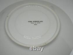 Dawn Rose 18 Piece Tea Set 6 Cup 6 Saucer 6 Side Plate made in Japan