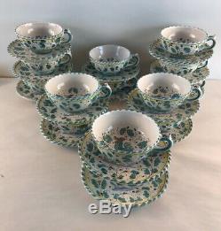 Deruta Italy Cup and Saucer Sets 14 sets