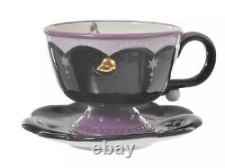 Disney Store Japan Ursula Tea Pot & 2x Tea Cup & Saucer Set The Little Mermaid