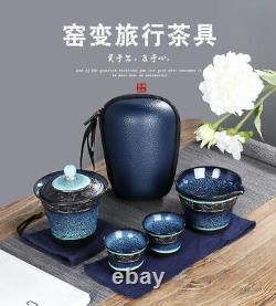 Drinkware Accessories Tea Cups 4pcs Set Porcelain Pottery Materials Table Decors