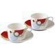 Frank Lloyd Wright x Noritake Tea Coffee Cup set Modern Design Guggenheim