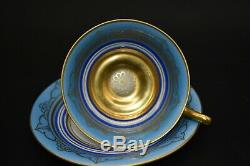 Furstenberg German Cobalt Blue & Gold Tea Cup & Saucer Set (626/3)