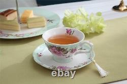 Game Of Cup Of Tea With Plate And Plate Of Dessert 19 CM, Style Vintage English