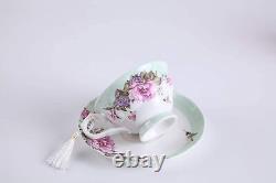 Game Of Cup Of Tea With Plate And Plate Of Dessert 19 CM, Style Vintage English